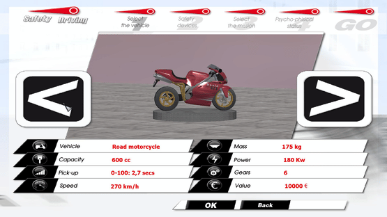 Safety Driving Simulator: Motorbike Screenshot