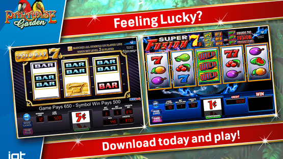 IGT Slots Paradise Garden Screenshot