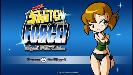 Képernyőkép erről: Mighty Switch Force! Hyper Drive Edition