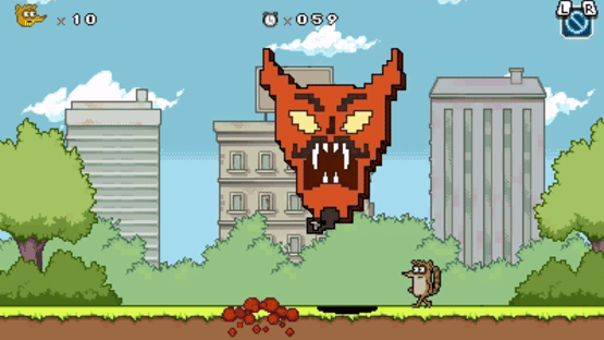 Regular Show: Mordecai and Rigby in 8-Bit Land Screenshot