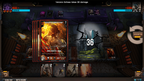 Infinity Wars: Animated Trading Card Game Screenshot