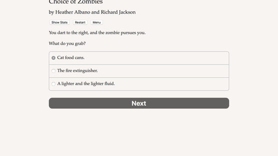 Choice of Zombies Screenshot