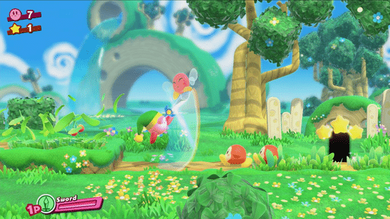 Kirby Star Allies Screenshot