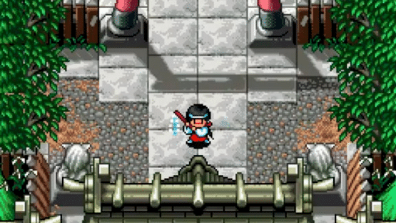 Pocky & Rocky Screenshot