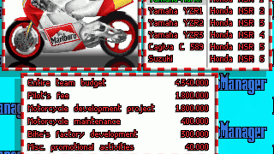 500 c.c MotoManager Screenshot