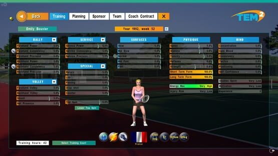 Képernyőkép erről: Tennis Elbow Manager 2