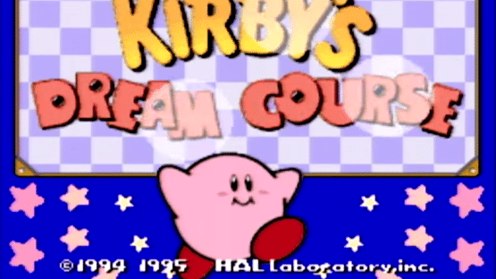 Kirby's Dream Course Screenshot