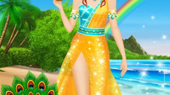 Tropical Princess - Makeup and Dressup Salon Game screenshot