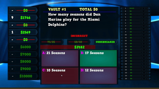 Trivia Vault Football Trivia Screenshot
