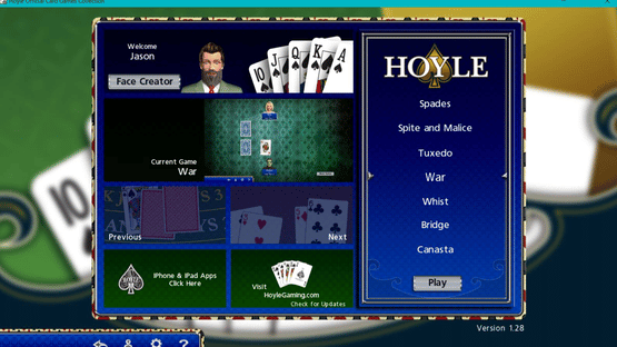 Hoyle Official Card Games Collection Screenshot