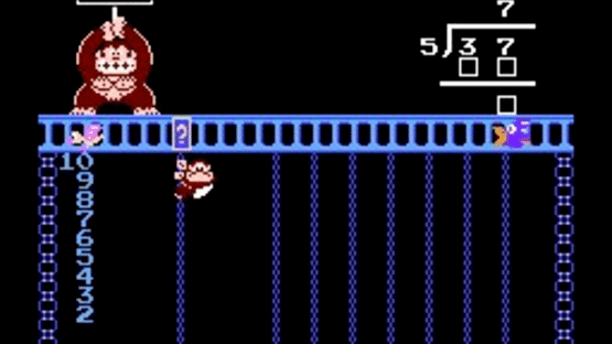 Donkey Kong Jr. Math Screenshot