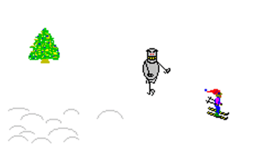 SkiFree Screenshot