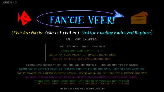 Fan'cie Veer! (Fish Are Nasty, Cake Is Excellent Vektor Evading Emblazed Rapture) cover
