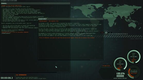 Képernyőkép erről: Hacker Evolution Immersion