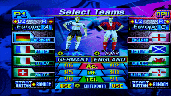 International Superstar Soccer '98 Screenshot