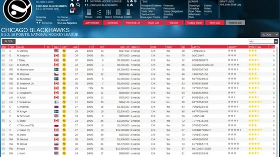 Franchise Hockey Manager 2 screenshot 1