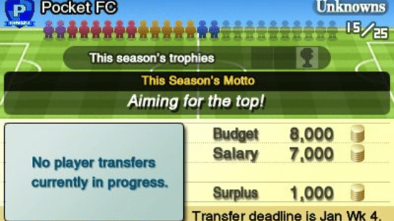 Nintendo Pocket Football Club Screenshot