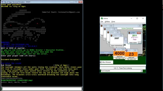 City of Ages: Picture Supportive Text MUD screenshot 3