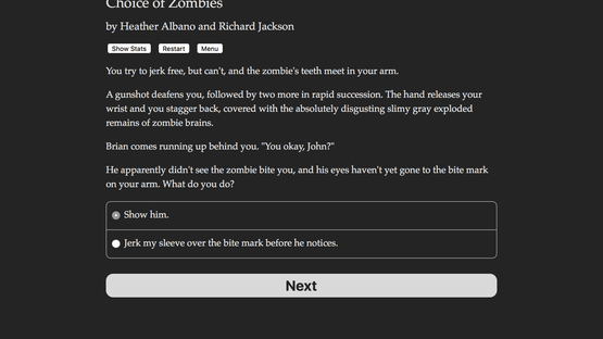 Choice of Zombies Screenshot