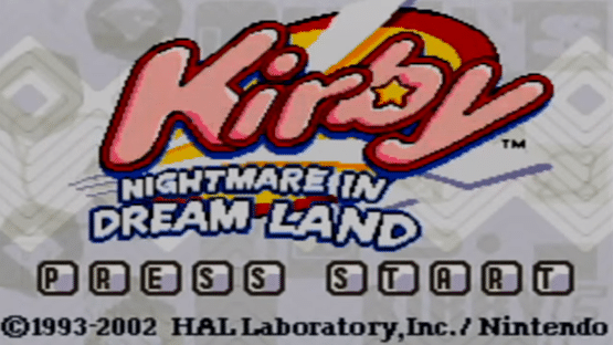 Kirby: Nightmare in Dream Land Screenshot