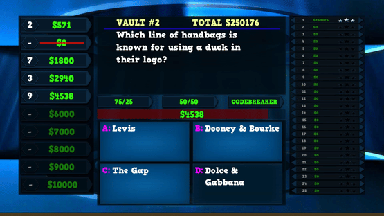 Trivia Vault: Fashion Trivia Screenshot