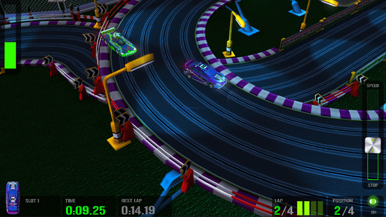 HTR+ Slot Car Simulation Screenshot