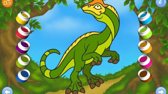 Dinosaurs - Connect the Dots and Add Colors screenshot