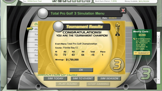 Total Pro Golf 3 Screenshot