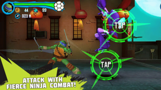 Teenage Mutant Ninja Turtles: Rooftop Run Screenshot