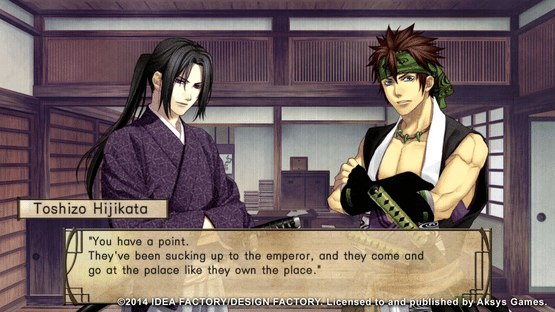 Hakuoki: Stories of the Shinsengumi Screenshot