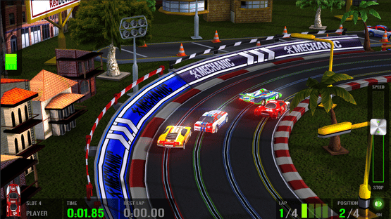 HTR+ Slot Car Simulation Screenshot