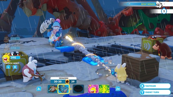 Mario + Rabbids Kingdom Battle: Donkey Kong Adventure Screenshot