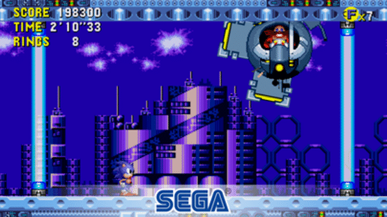 Sonic CD Screenshot