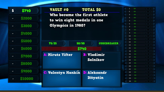 Trivia Vault Olympics Trivia Screenshot