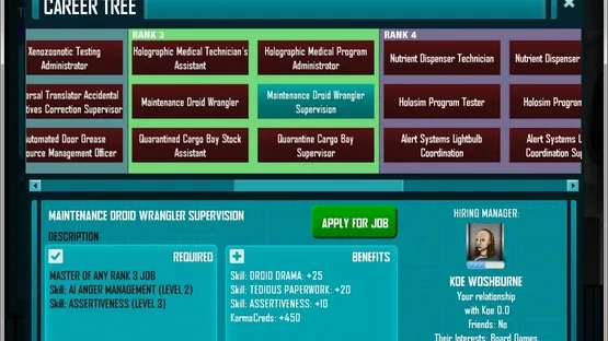Redshirt screenshot 2