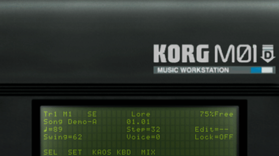 Korg M01D Screenshot