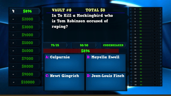 Trivia Vault: Literature Trivia Screenshot