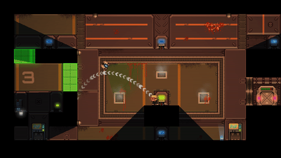 Stealth Bastard Deluxe: The Teleporter Chambers Screenshot