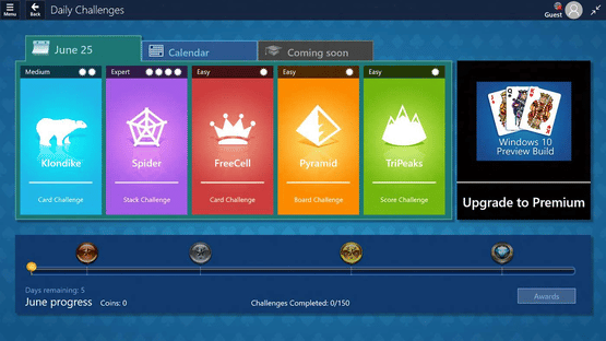 Microsoft Solitaire Collection Screenshot