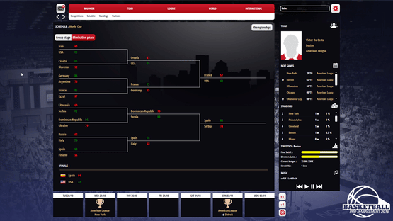 Basketball Pro Management 2015 Screenshot