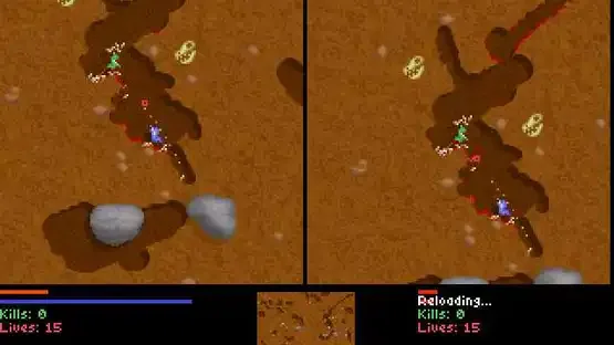Liero screenshot 1