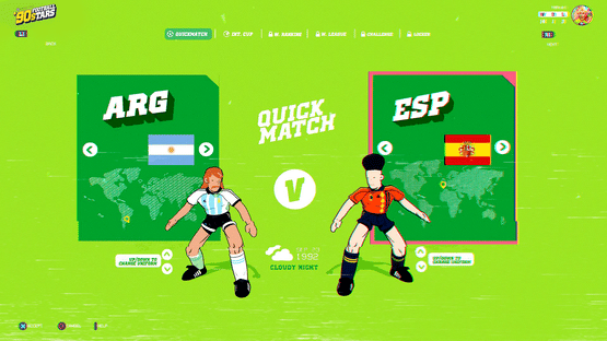 '90s Football Stars Screenshot