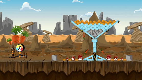 Angry Bunnies: Colossal Carrot Crusade Screenshot