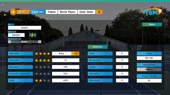 Tennis Elbow Manager 2 Screenshot