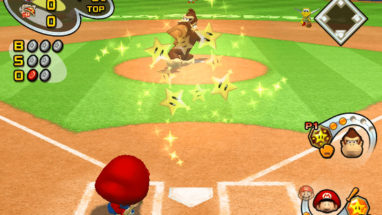 Mario Superstar Baseball Screenshot