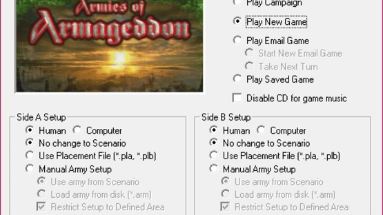 Armies of Armageddon: WDK 2K Screenshot