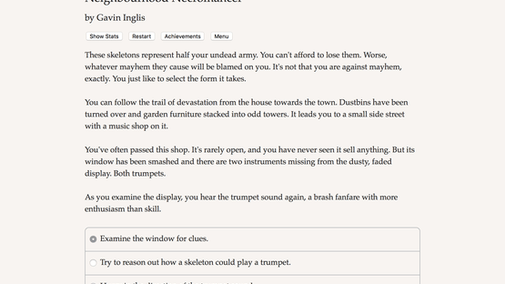 Neighbourhood Necromancer Screenshot