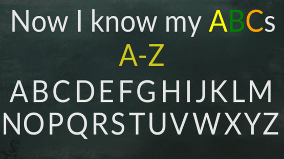 Now I Know My ABCs Screenshot