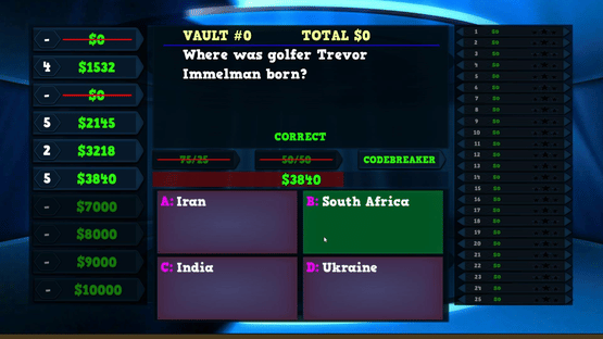 Trivia Vault: Golf Trivia Screenshot