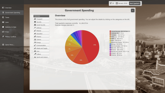 Government Simulator Screenshot